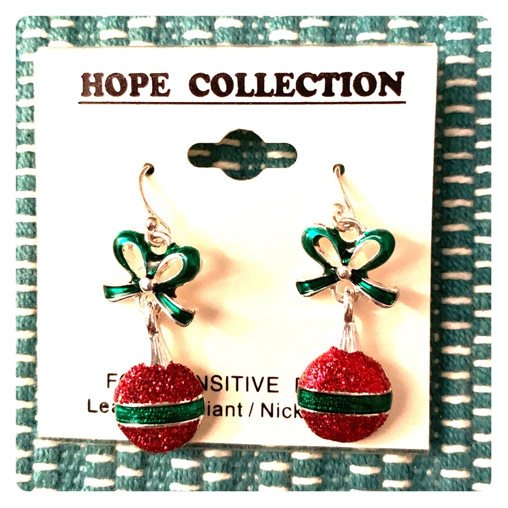 Christmas earrings